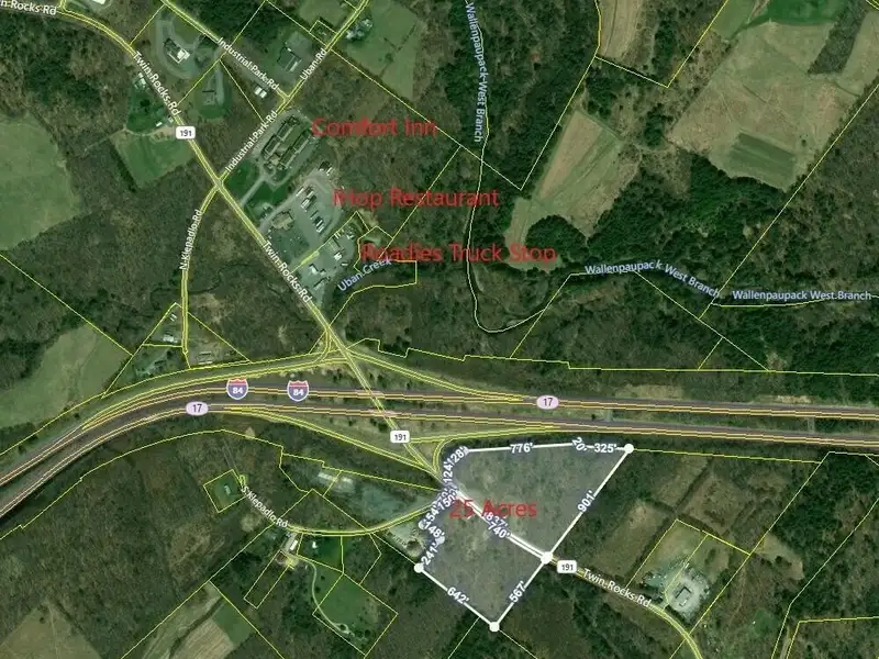 25-acre General Commercial Property with I-84 Exposure on Route 191
