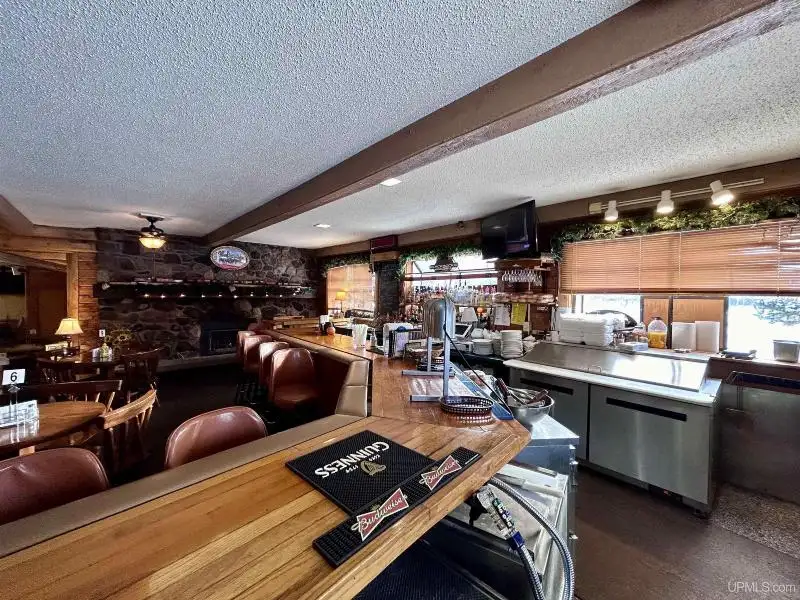 Operational Restaurant with Bar and Patio Near Powderhorn Ski Hill, Upper Peninsula
