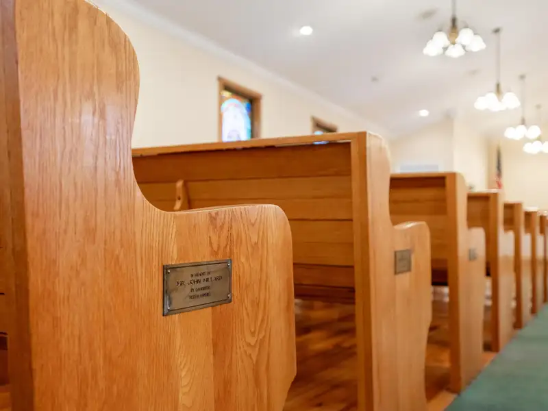 Historic Former Methodist Church in Mcminn County with Stained Glass and Southern Charm