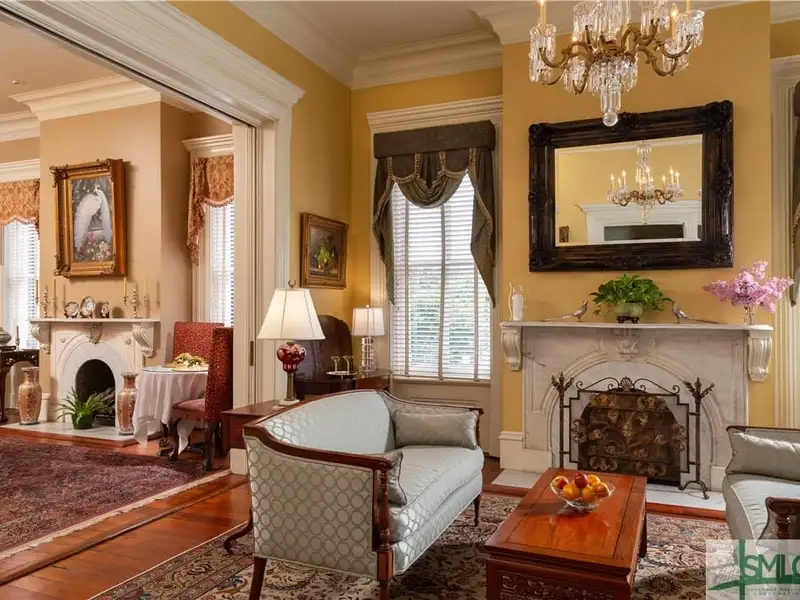 Restored 1871 Gray Brick Townhome in Savannah’s Historic District with Carriage House and Stvr Certificates