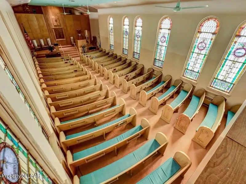 Versatile Downtown Hazleton Building: Former Worship Space with Offices/classrooms Potential