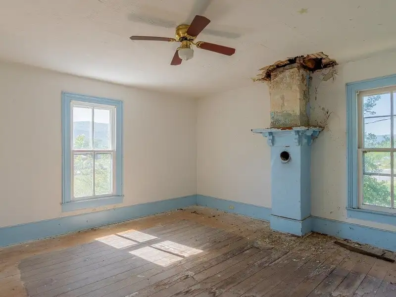 Classic American Foursquare Home in Need of Restoration with Detached Garage