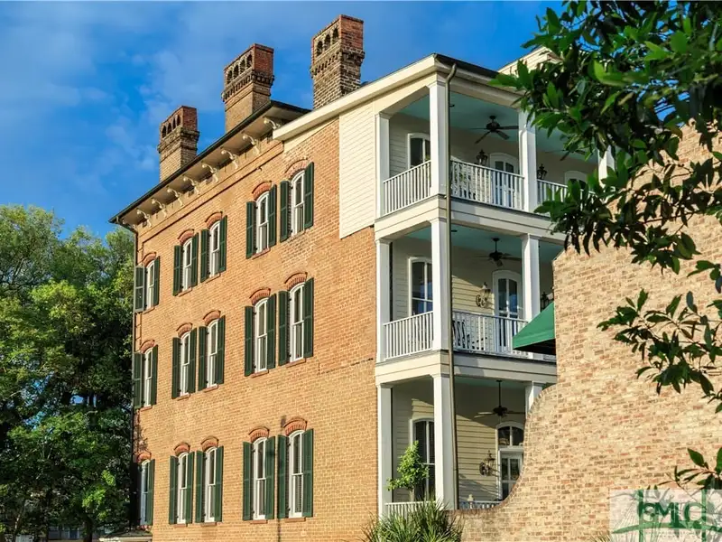 Restored 1871 Gray Brick Townhome in Savannah’s Historic District with Carriage House and Stvr Certificates