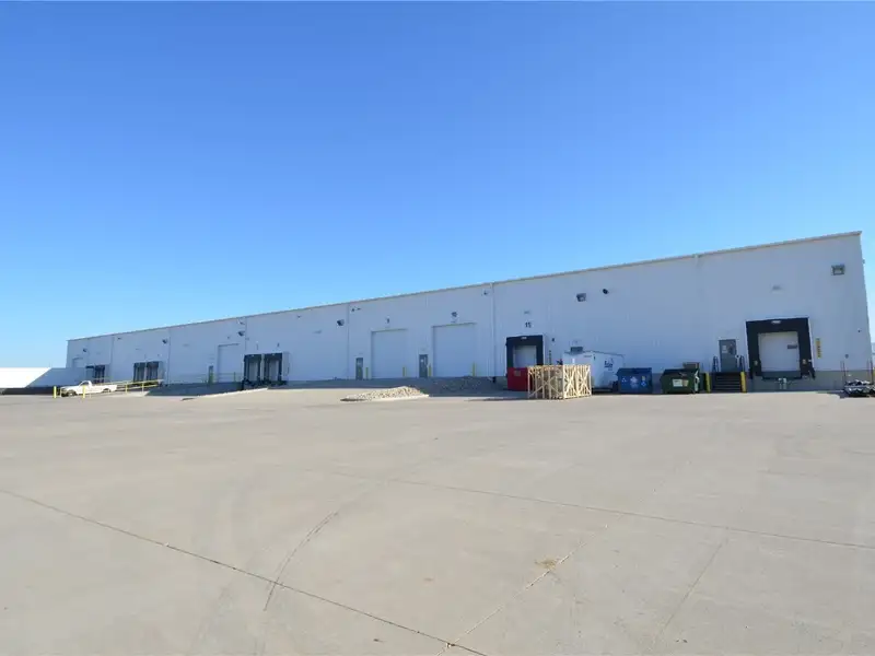 Modern Flex Warehouse Near I-380, Signalized Intersection, Midwest Commerce Park