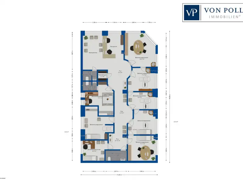 Commercial Space with Flexible Layout in Prime Location Near Pharmacy and Medical Offices