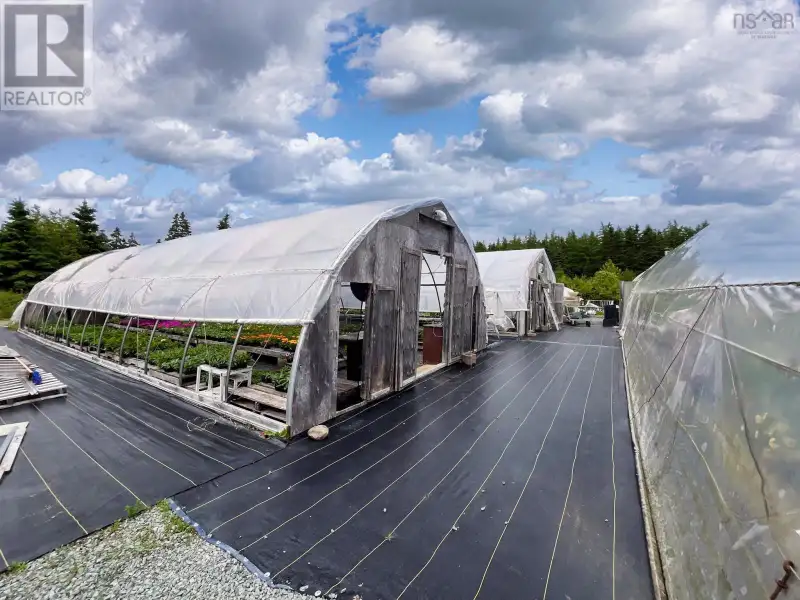 Greenhouse Business Opportunity on 7 Acres with Ocean View in St. Peter's, Ns
