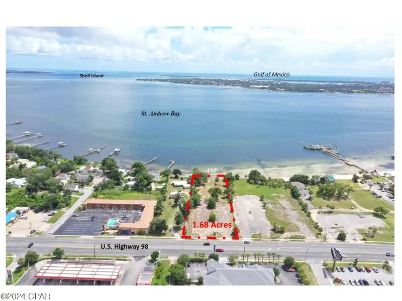 Waterfront Commercial Property on St. Andrew's Bay, Panama City, Fl - 1.67 Acres