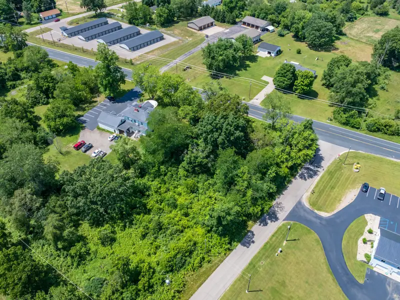 Commercial Corner Lot on Red Arrow Highway with 150 Ft Frontage and .73 Acres