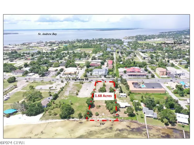 Waterfront Commercial Property on St. Andrew's Bay, Panama City, Fl - 1.67 Acres