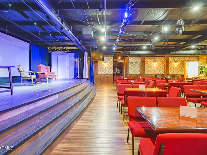 Prime Commercial Property with Highway Exposure, Remodeled Theater/bar/restaurant Potential