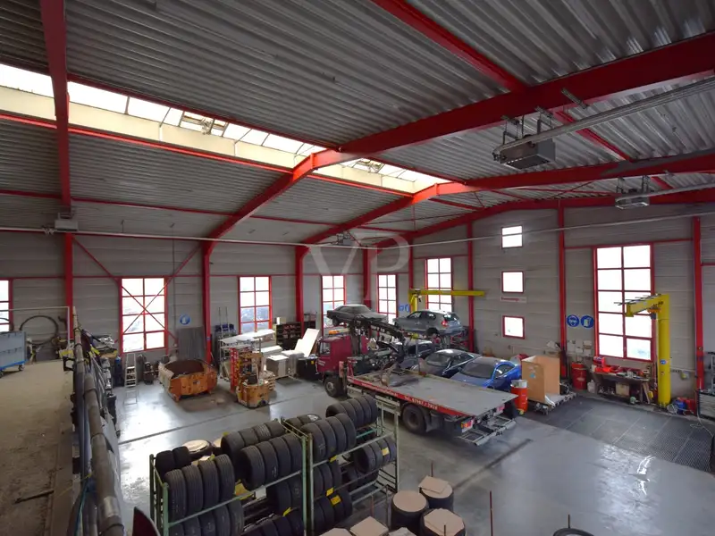 Versatile Industrial Property with Halls, Offices, and Open Space in Prime Location
