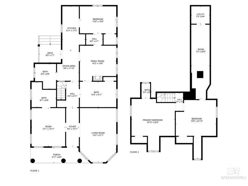 Mixed-use Property in Downtown Mobile, Alabama with High Ceilings and Hardwood Floors