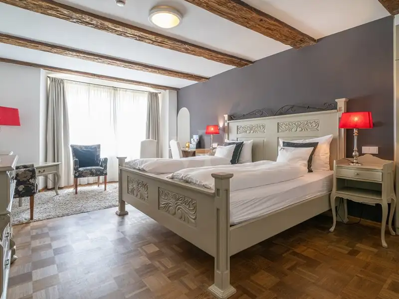 Exclusive 4-star Hotel in Historic Old Town of Rothenburg with Beautiful Garden Area