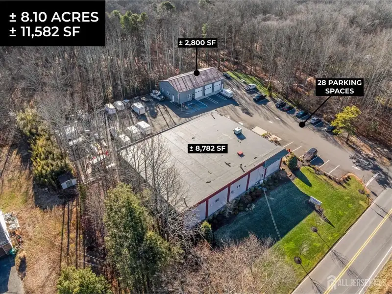 Turn-key Industrial Property on 8.1 Acres in Monroe Township with Office/warehouse Buildings