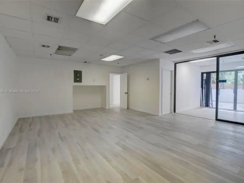 Vacant Flexible Use Office with Reception, Conference Room, and Patio