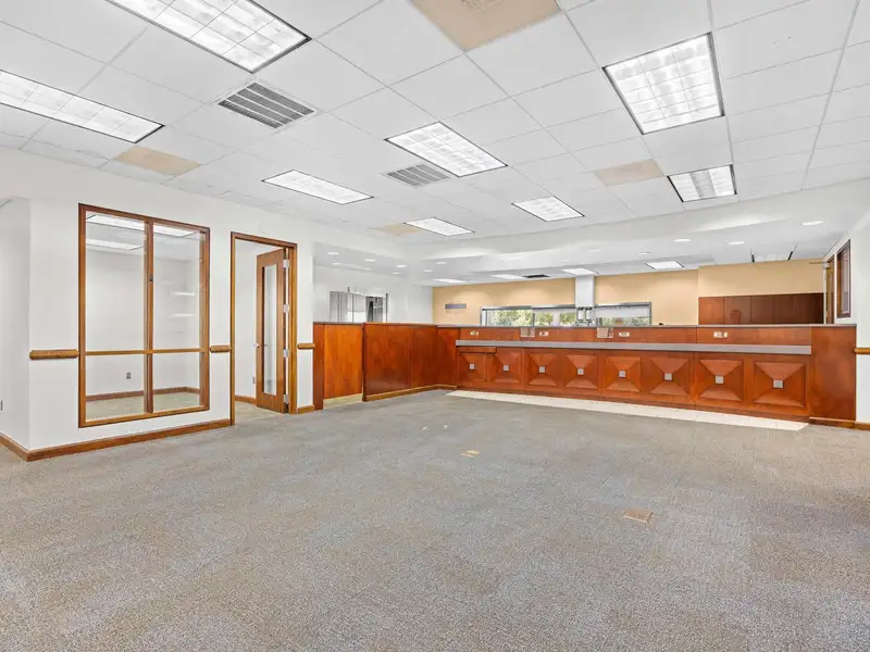 Former Bank for Lease - 3002 Sf with Drive-thru and Office Layout