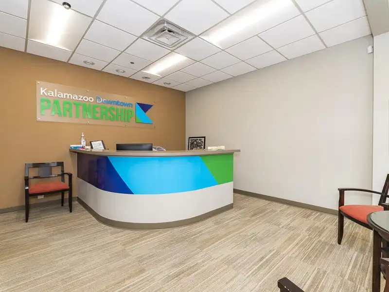 First Floor Office Suite for Lease on Michigan Avenue with Eight Offices and Conference Rooms