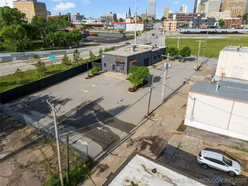 Freestanding Commercial Building with Downtown Views in East Village District, Tulsa