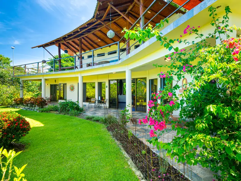 Ocean View Property with Commercial Zoning in Central Uvita – 2br, 2ba Home on 3.534 Acres