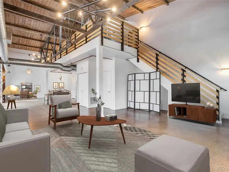 Two-level Brick Live/work Loft in Rino Arts District, Denver