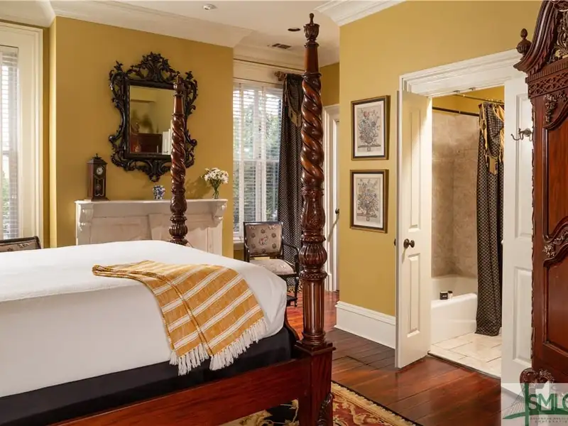 Restored 1871 Gray Brick Townhome in Savannah’s Historic District with Carriage House and Stvr Certificates