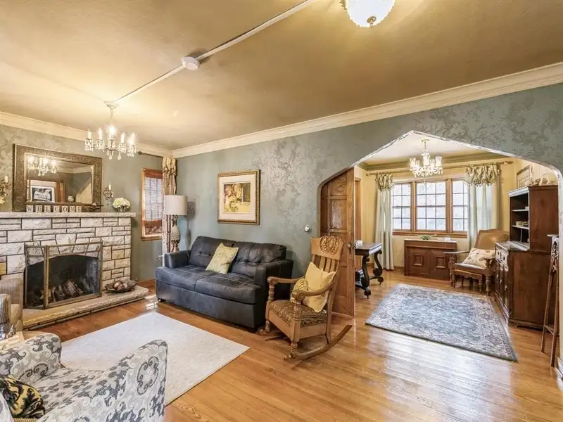 Vintage 4-bedroom Beaverdale Brick Home with Office Suites in Historic Valley Junction