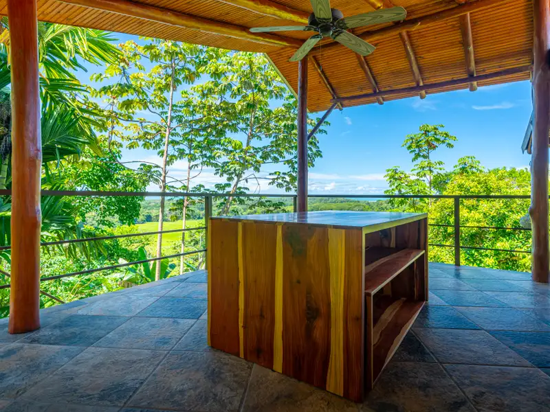 Ocean View Property with Commercial Zoning in Central Uvita – 2br, 2ba Home on 3.534 Acres
