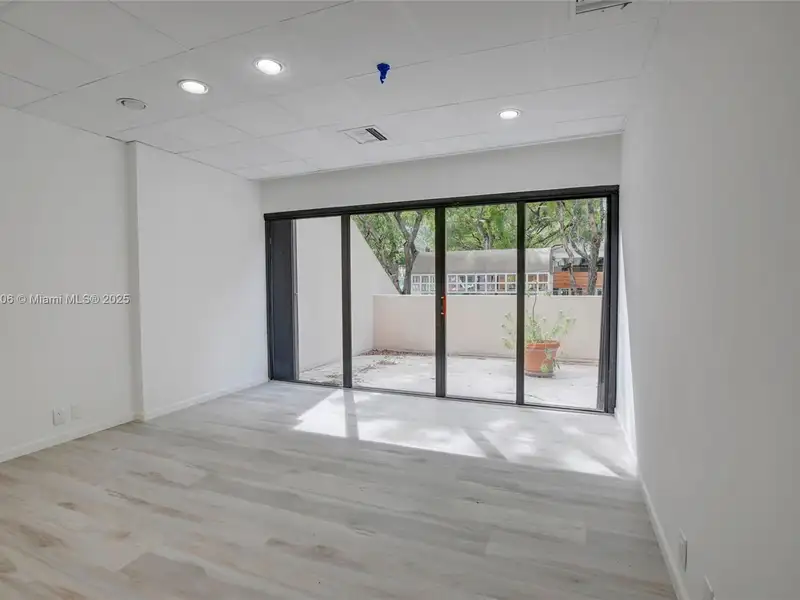 Vacant Flexible Use Office with Reception, Conference Room, and Patio