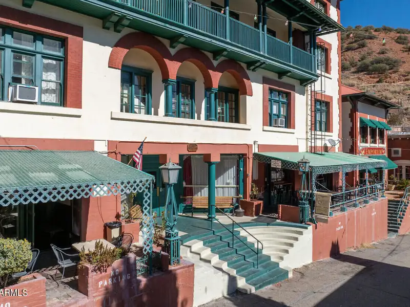 Historic Copper Queen Hotel in Bisbee, Arizona with Restaurant, Bar, and 48 Remodeled Rooms
