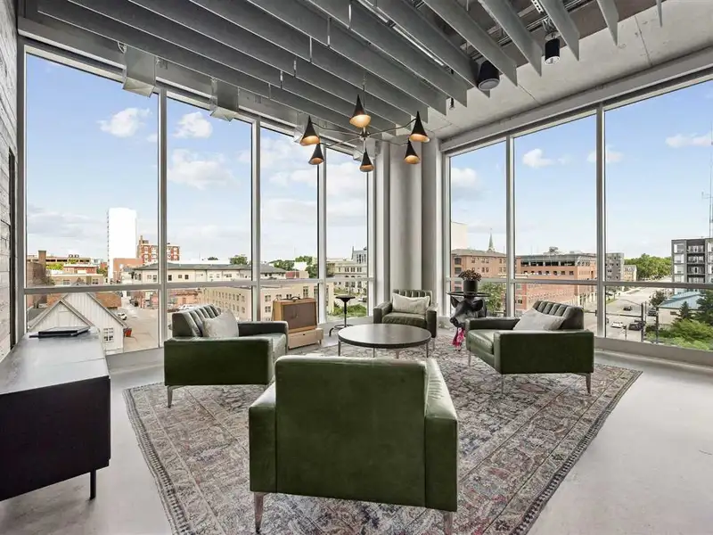 High-end Office Condo in the Chauncey, Downtown Iowa City with Premier Amenities