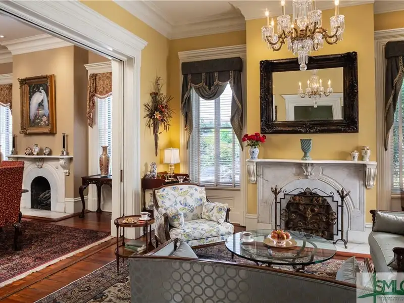 Restored 1871 Gray Brick Townhome in Savannah’s Historic District with Carriage House and Stvr Certificates