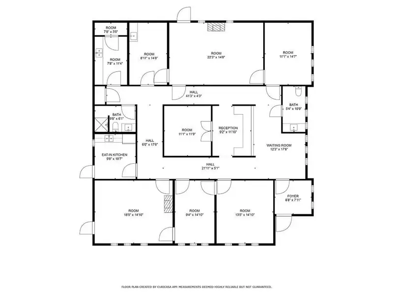 Versatile 2,752 Sq Ft Office Building in Central Rogers with Five Private Offices