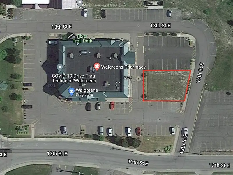 Commercial Land in Downtown Whitefish with Hwy 93 Visibility and Mountain Views