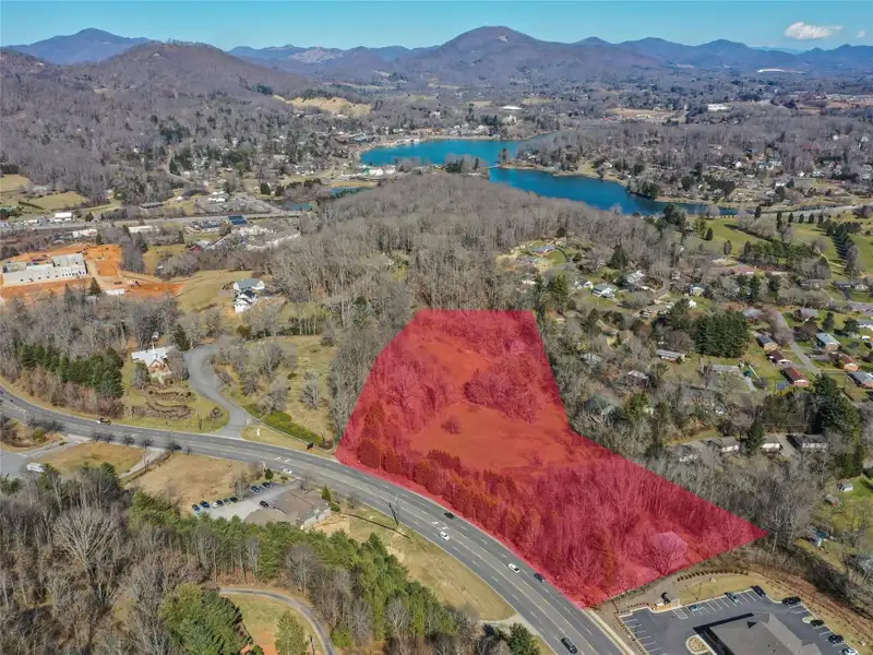 9.29 Acre Multi-family or Commercial Parcel in Waynesville Etj with City Utilities