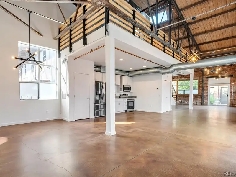Two-level Brick Live/work Loft in Rino Arts District, Denver