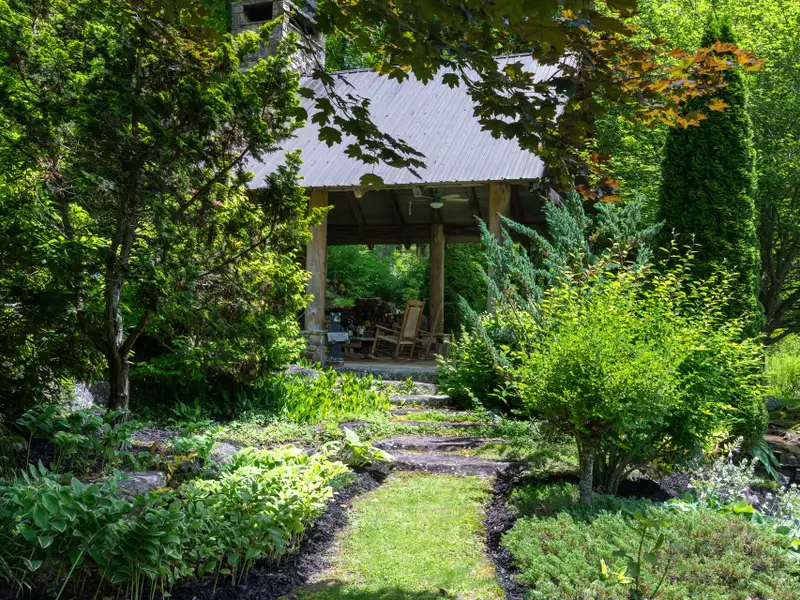 Serene 5.81-acre Retreat with Pavilion, Barn, Home, and Bold Creek Access