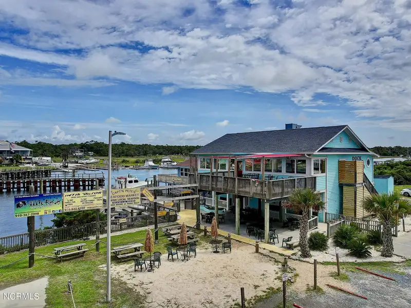 Waterfront Commercial Property on Holden Beach with 230' Frontage and Development Potential