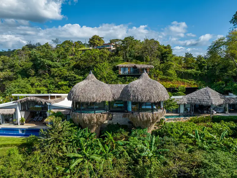 Tropical Oasis with 4 Homes and Ocean Views Minutes from Tamarindo Beach