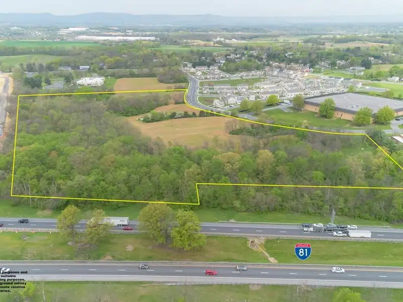 ±22 Acres of Prime Commercial Land Near I-81 with Development Potential