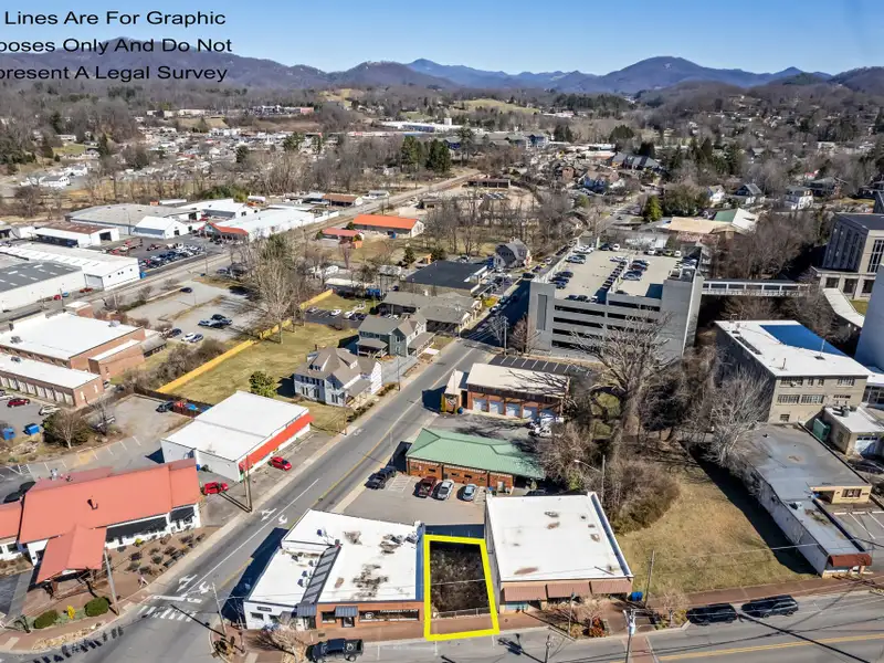 Commercial Lot in Downtown Waynesville with Paved Street Frontage and Utilities Available