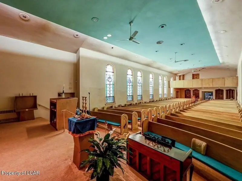 Versatile Downtown Hazleton Building: Former Worship Space with Offices/classrooms Potential
