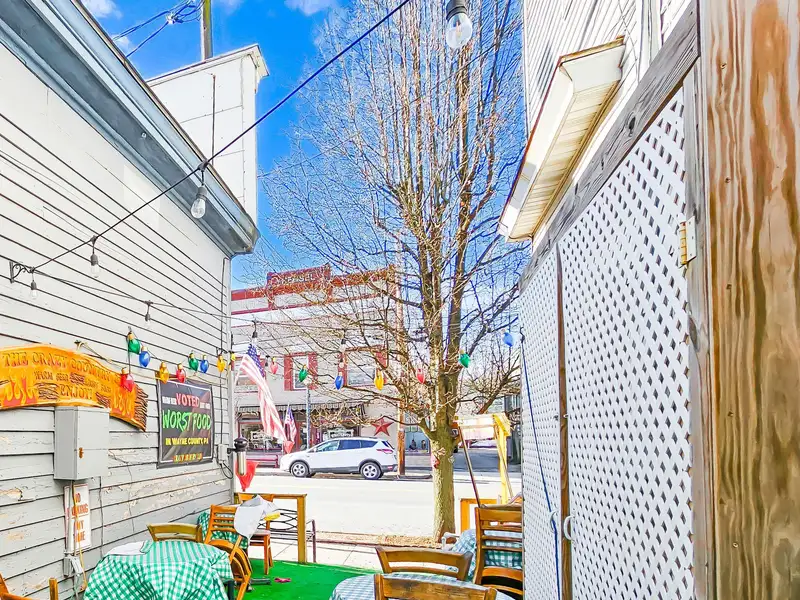 Commercial Building with Restaurant Equipment and Apartment in Downtown Hawley, Pa
