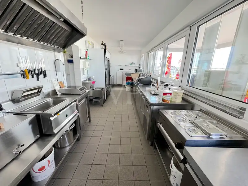 Mixed-use Property with Snack Bar and Apartment on Peenemünde Harbor Promenade