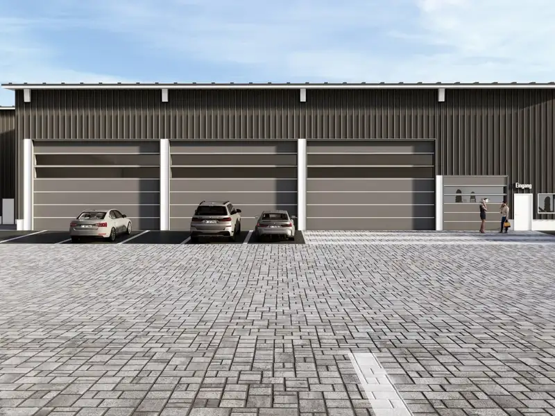Modern Industrial Hall with 1,013m² Usable Area Near B13, Planned for 2025