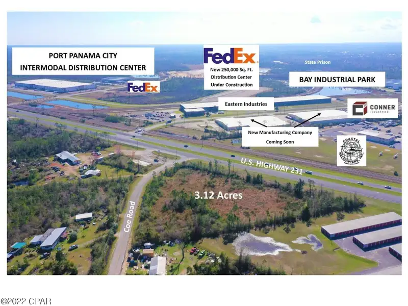 3.12 Acres of General Commercial Land on U.s. Highway 231, Bay County