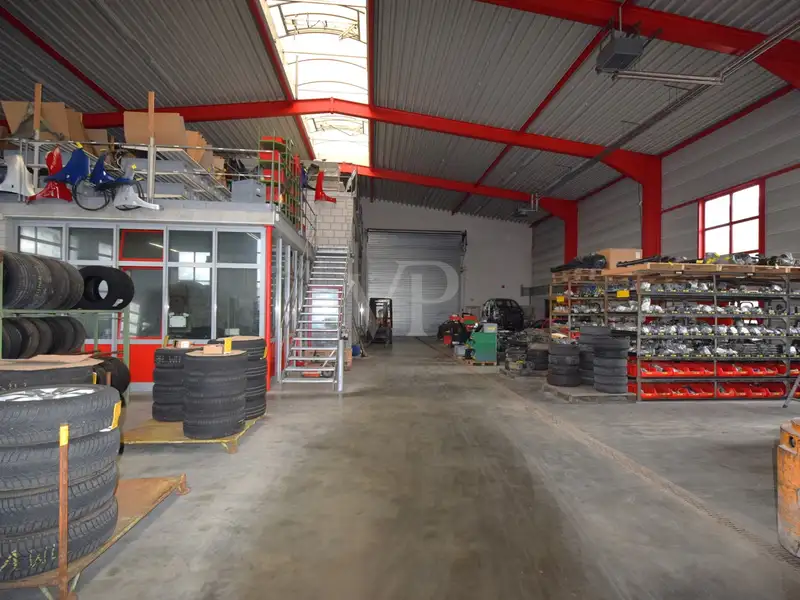 Versatile Industrial Property with Halls, Offices, and Open Space in Prime Location