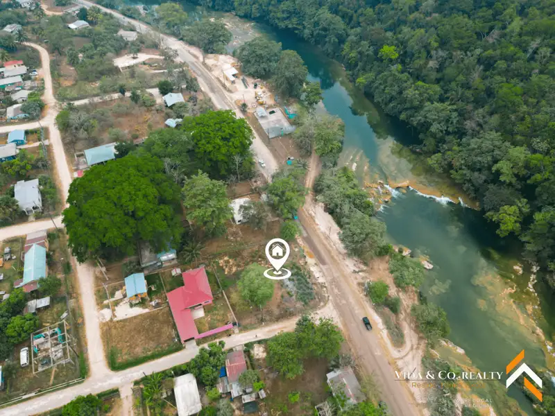 Two Adjoining Riverfront Lots with Highway Frontage in San Jose Succotz, Belize