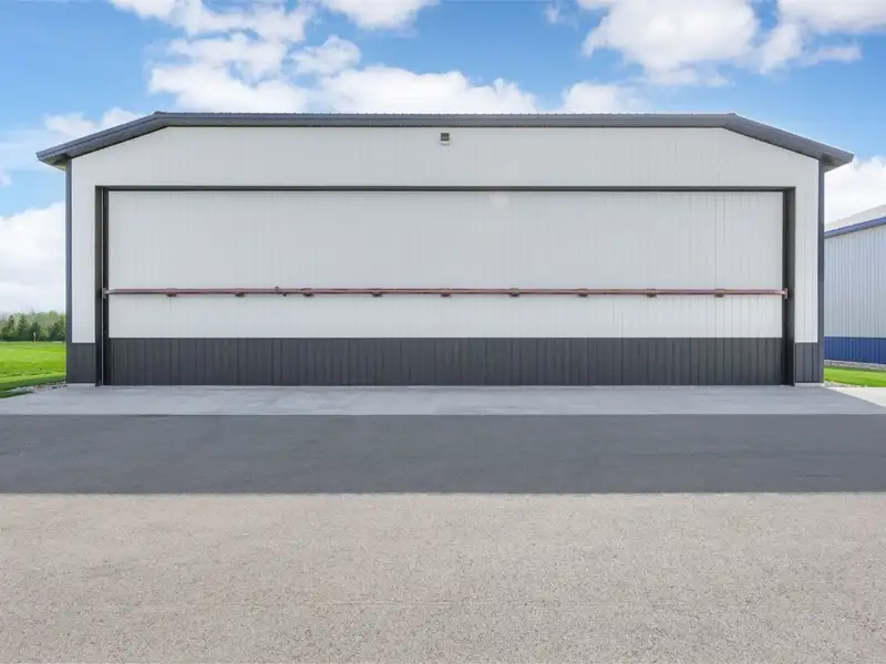 Luxury Commercial Airplane Hangar in Marion Aircom Park with Private Runway Access