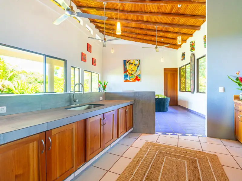 Ocean View Property with Commercial Zoning in Central Uvita – 2br, 2ba Home on 3.534 Acres