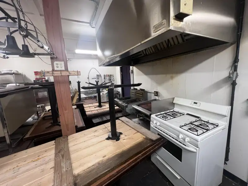 Former Restaurant and Bar for Sale with Equipment and Performance Stage